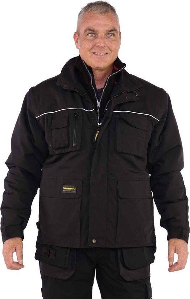 STØRVIK Veste de travail Coupe-vent 4 saisons Homme Gris Anthracite -  Taille 2XL - ARON