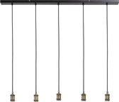 Light & Living Madelin Hanglamp - Antiek Brons - 5L -120x17x120cm