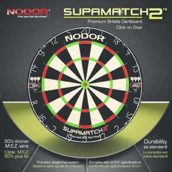 Thumbnail van een extra afbeelding van het spel Nodor Supamatch II - Dartbord