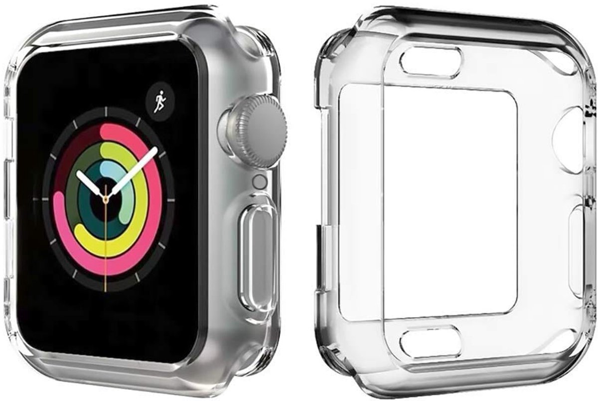 44mm beschermende bumber Protector Apple watch 4/5 transparant Watchbands-shop.nl