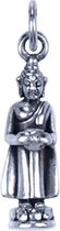 Zilveren Boeddha ketting hanger - geboortedag Woensdag