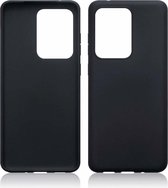 Hoesje Geschikt Voor Samsung Galaxy S20 Ultra TPU hoesje Back Cover - Zwart