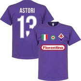 Fiorentina Astori 13 Team T-Shirt - Paars - L