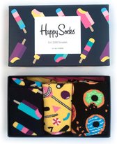 Happy Socks - Unisex 3-Pack Sweets Gift Box Sokken - 41-46