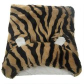 Soft Touch - Couverture / Châle pour bébé avec chapeau et oreilles - Tigre
