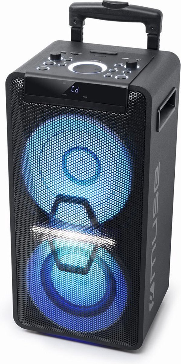 Muse M-1920DJ - Bluetooth DJ party speaker met CD-speler (300 Watt)