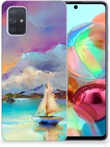 Geschikt voor Samsung Galaxy A71 Hoesje maken Boat