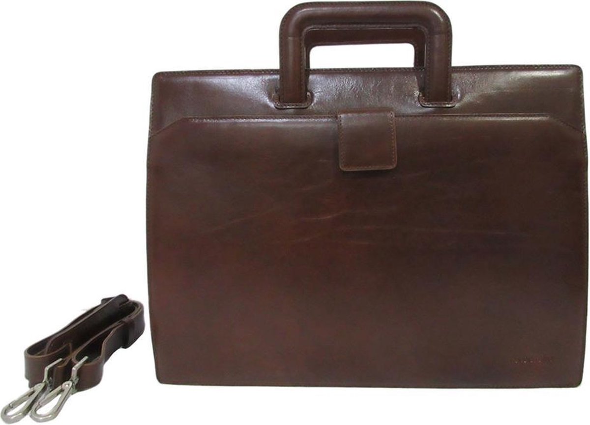 Claudio Ferrici Legacy Briefcase 15.6 Brown
