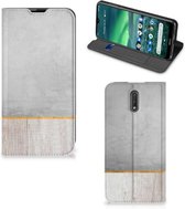 Nokia 2.3 Book Wallet Case Wood Concrete