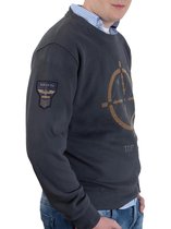 Top Gun Sweatshirt ronde hals "Target Disc" met patches