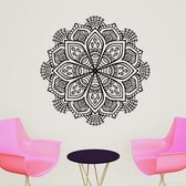 3D Sticker Decoratie Mandala Om Yoga Flower Sign Wall Sticker Home Decor Wall Art Vinyl Wall Decals Decoration Mural - Brown