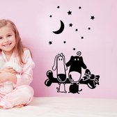 3D Sticker Decoratie Hondje Cartoon Kinderen Muursticker Slaapkamer Decor Muur Stikers voor Kinderkamer Vinyl Huishoudelijke producten Kunst Muurschildering