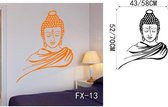 3D Sticker Decoratie Poster Klassieke religie Boeddhisme Boeddha Muurstickers Home Decor Verwijderbare Vinyl Art Sticker voor de woonkamer - FX13 / S
