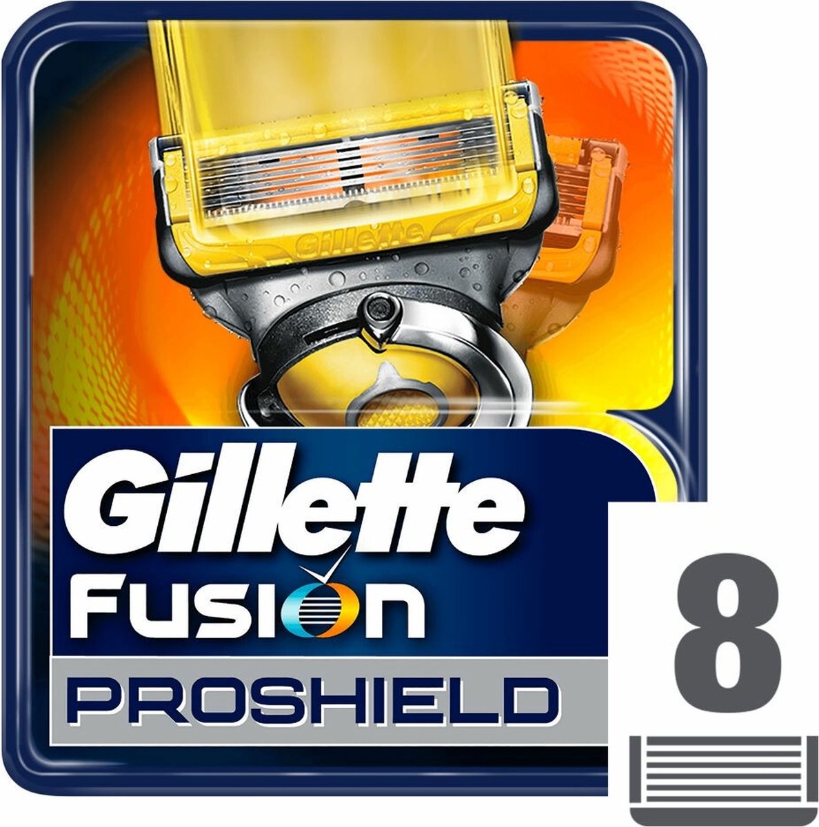 Gillette Fusion 5 ProShield Scheermesjes Mannen - 8 Stuks - Gillette