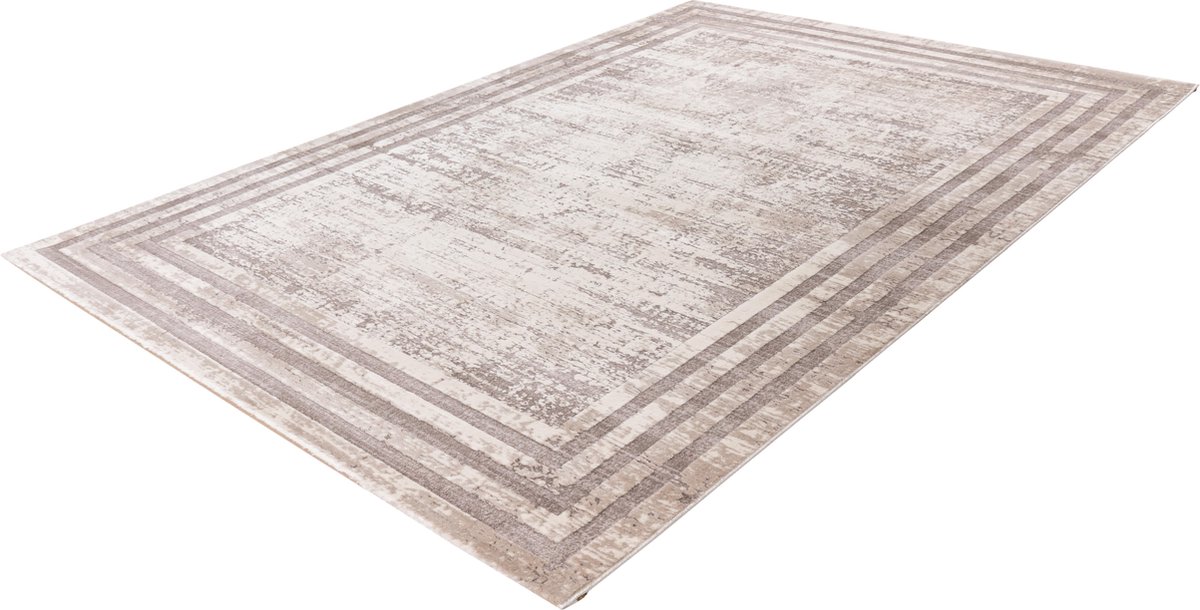 Pierre Cardin Paris - Vintage - Super zacht - Shinny - 3D - Vloerkleed – hotel sjiek - design tapijt fraai – Karpet - 160x230- Taupe beige