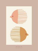 ViSSEVASSE Bird And Fish - Poster - M