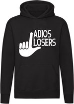 Adios Losers Hoodie | sweater | Doei | Winnaar verliezer | tot ziens |spanje | trui | unisex | capuchon