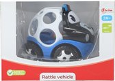 Toi-toys Rammelaar Auto Junior 12 Cm Wit/blauw