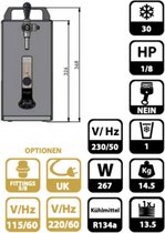 Complete Set, Tapsysteem, Biertap, PYGMY 25, 1-kraans, droogkoeler, 30 liter/uur biertap, - Biertap, Beertender, Thuistap, Bierkoeler, Green Line, KeyKeg