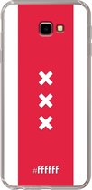 6F hoesje - geschikt voor Samsung Galaxy J4 Plus -  Transparant TPU Case - AFC Ajax Amsterdam1 #ffffff