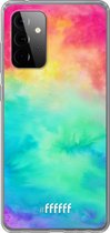 6F hoesje - geschikt voor Samsung Galaxy A72 -  Transparant TPU Case - Rainbow Tie Dye #ffffff