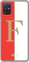 6F hoesje - geschikt voor Samsung Galaxy A52 - Transparant TPU Case - Feyenoord - F #ffffff