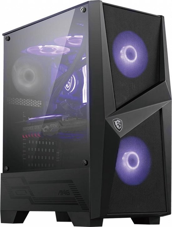 ATX Semi-tower Box MSI Mag Forge 100m Black
