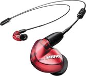 Shure SE535 Headset In-ear 3,5mm-connector Bluetooth Zwart, Rood