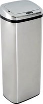 Prullenbak 50 liter - Prullenbak met sensor - Prullenbak - Afvalbak - 50L- RVS - Mat