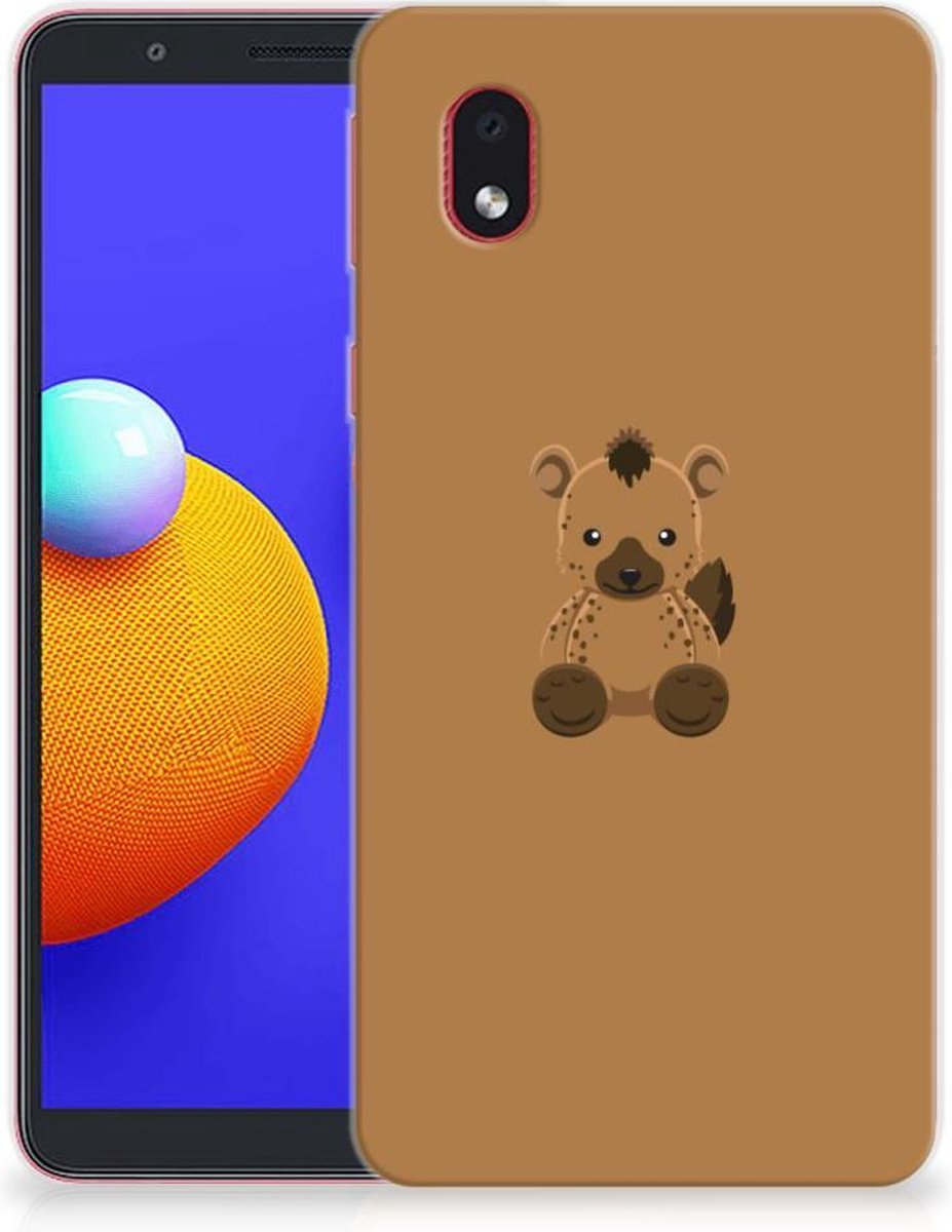Samsung Galaxy A01 Core Telefoonhoesje met Naam Baby Hyena
