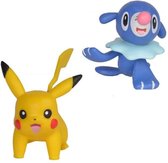 POKEMON - Battle Figure Pack - Pikachu & Popplio - 8cm - Set van 2 - S1