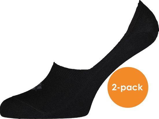 Actie 2-pack: Burlington sneaker sokken katoen (Everyday), zwart