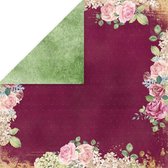 CP-FV03 FLOWER VIBES Scrapbooking single paper 12x12