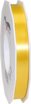 1x XL Hobby/decoratie gele satijnen sierlinten 1,5 cm/15 mm x 91 meter- Luxe kwaliteit - Cadeaulint satijnlint/ribbon