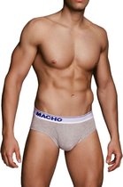 Erotische Strings Boxershorts Lingerie Mannen Sexy Ondergoed - Grijs - S - Macho®