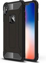 Armor Guard hard + TPU hybrid case hoesje for iPhone Xs Max - zwart