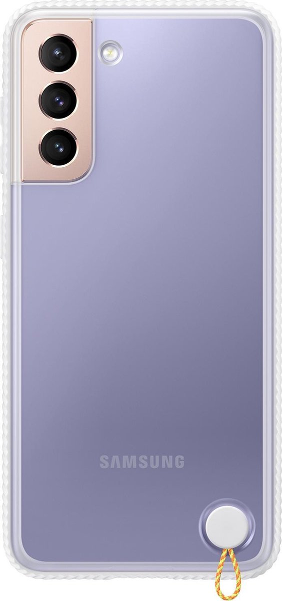 Samsung Clear Protective Hoesje - Samsung S21 - Wit