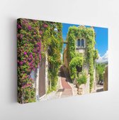 Beautiful architecture in Saint Paul de Vence in Provence, south France  - Modern Art Canvas  - Horizontal - 1011120637 - 115*75 Horizontal