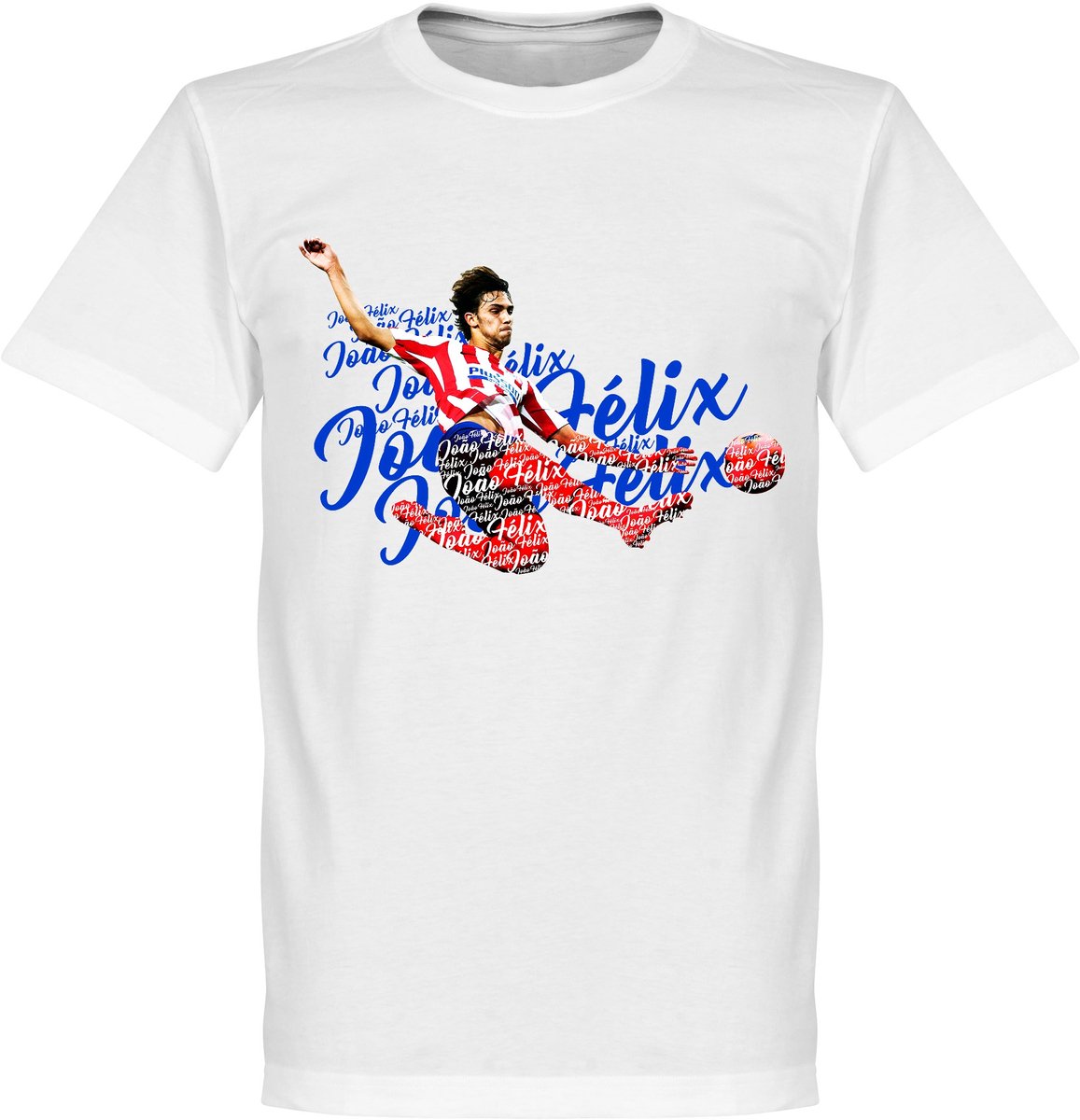 Joao Felix Script T-Shirt - Wit - L