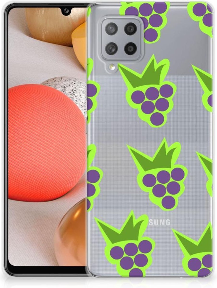TPU Hoesje voor Samsung Galaxy A42 Siliconen Case Druiven