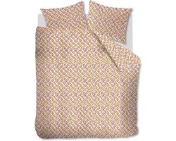 Beddinghouse Retro Grid Dekbedovertrek - Lits-jumeaux - 240x200/220 cm - Red