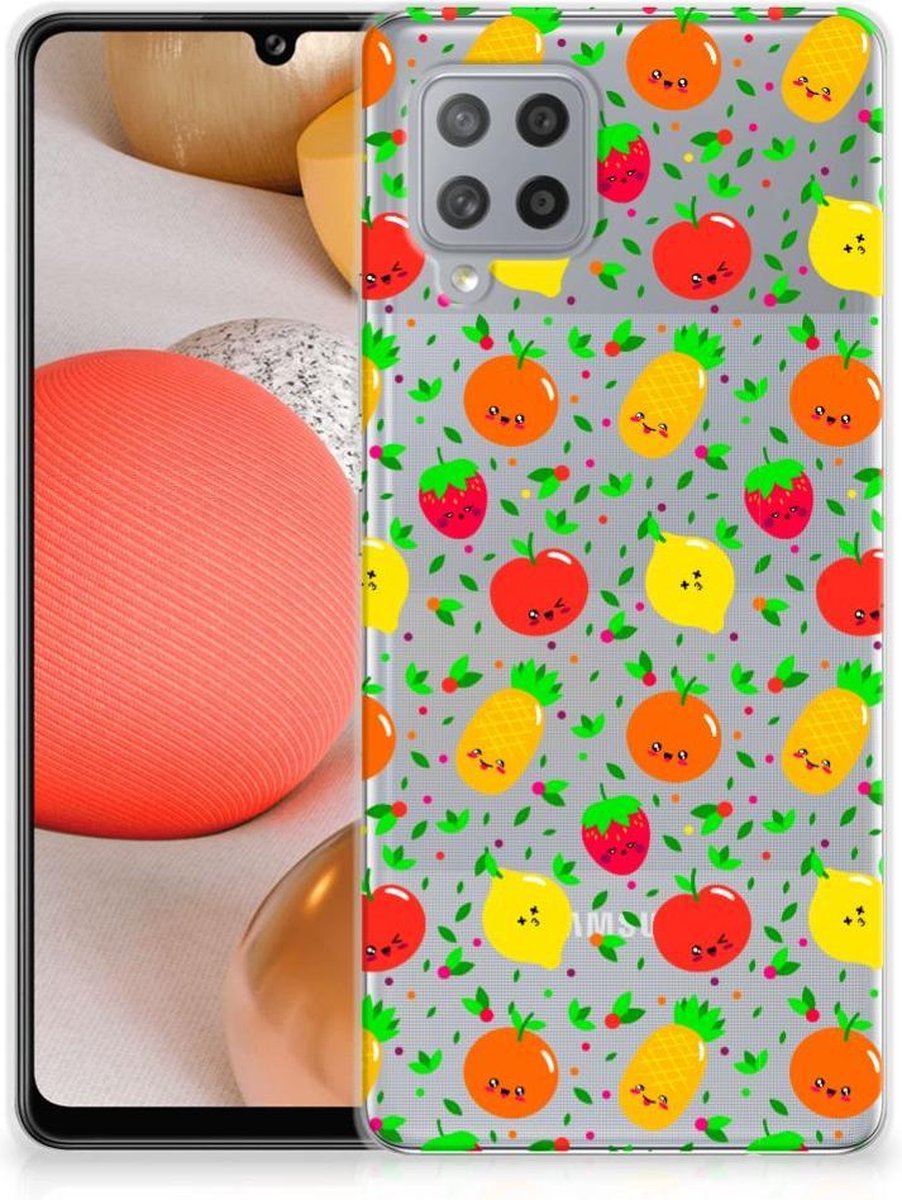 Samsung Galaxy A42 Siliconen Case Fruits