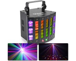 BeamZ Magic2 4-in-1 lichteffect met Laser, LED Derby, Blacklight en Stroboscoop