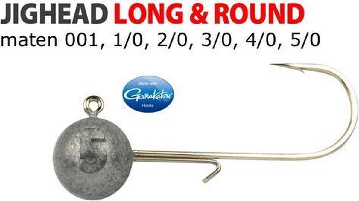 Spro - Round Jig Head | Grijs | 3.5g | 4st - Zilver