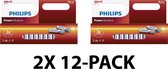 Philips AAA batterijen – Extra power alkaline – Voordeelverpakking 24 stuks