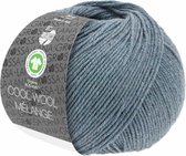 Cool Wool Melange GOTS 0110 Kleur: Grijs blauw gevlekt