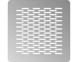 Plieger Miro RVS douche renovatie deksel bi 150x150mm bu 175x175mm