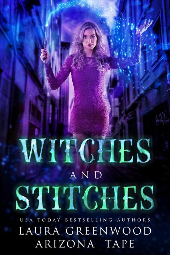 Amethyst's Wand Shop Mysteries 2 - Witches and Stitches - cover