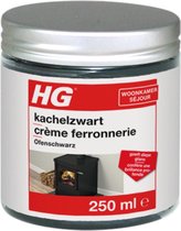 HG kachelzwart - 250ml - vernieuwt en beschermt - kachelpoets met diepzwarte glans