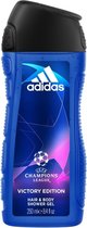 Adidas Douche & Shampoo Men – UEFA Victory Edition 6 X 250 ml